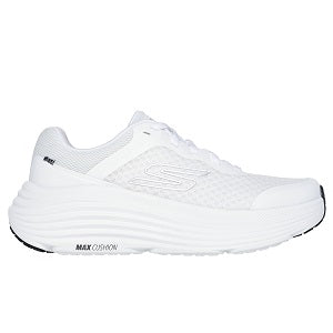White running shoe on a white background