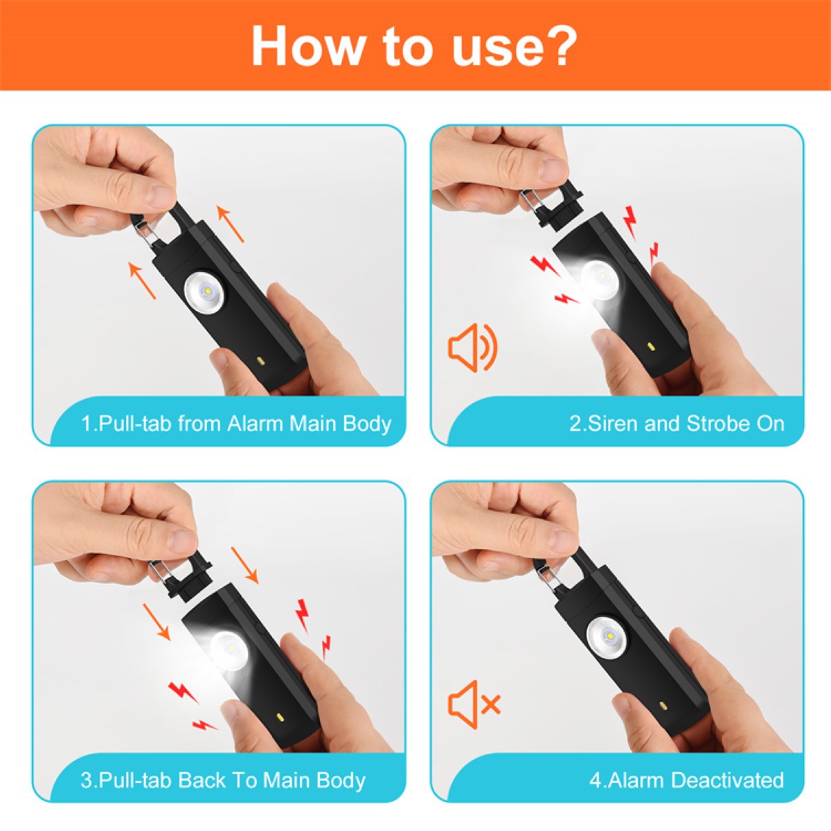 Rechargeable Safety Alarms