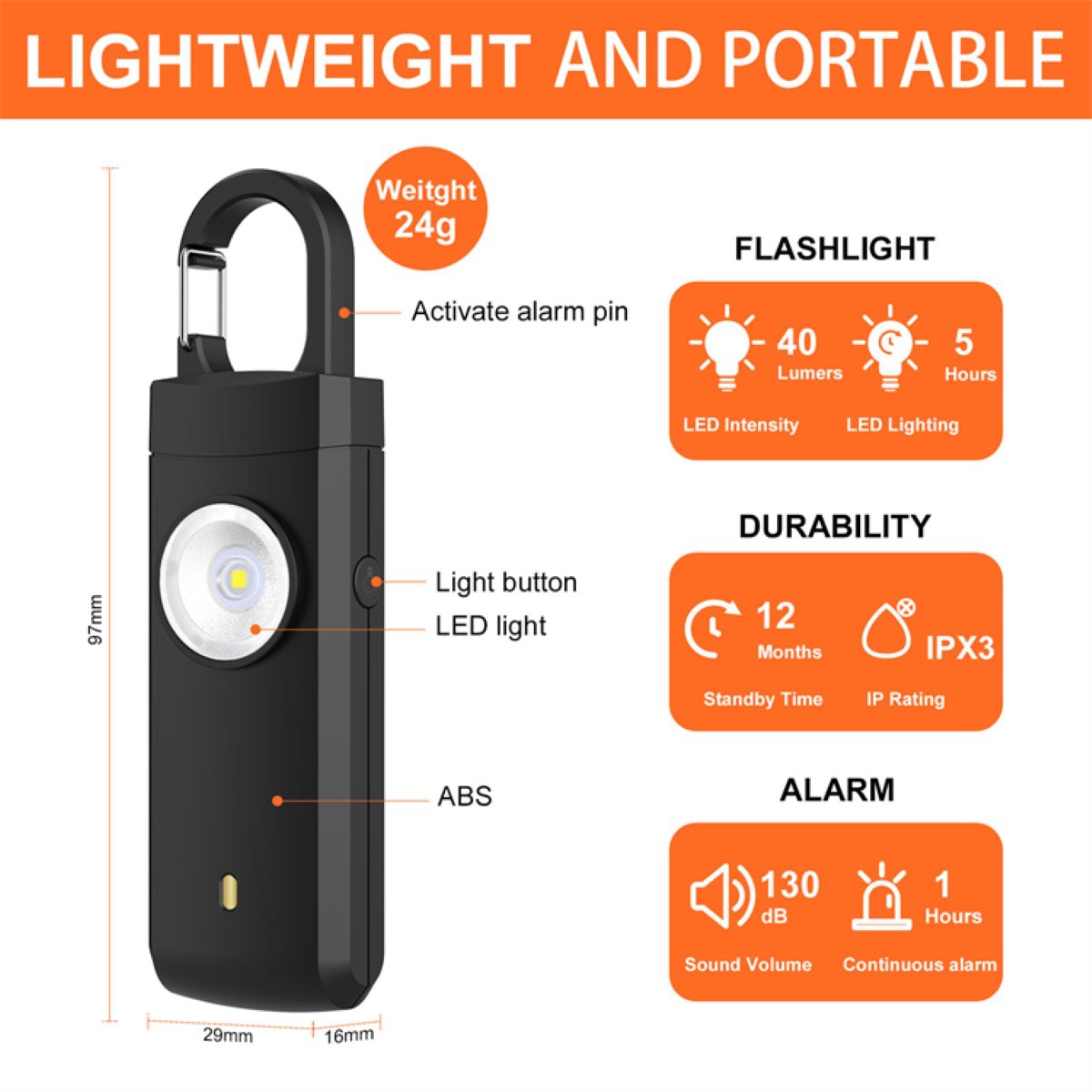 Rechargeable Safety Alarms