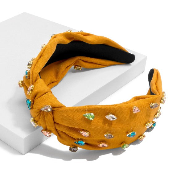 Multi Rhinestone Headband