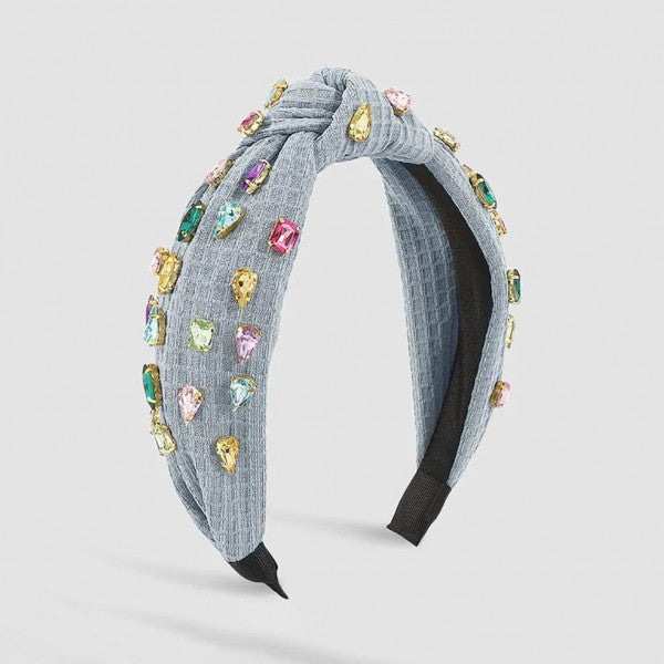 Multi Rhinestone Headband
