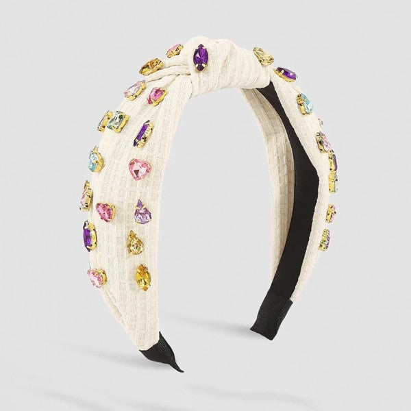 Multi Rhinestone Headband