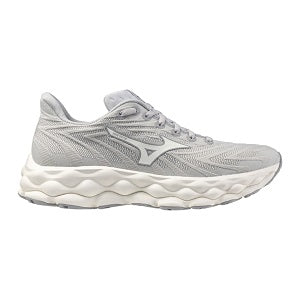 Gray running shoe on a white background