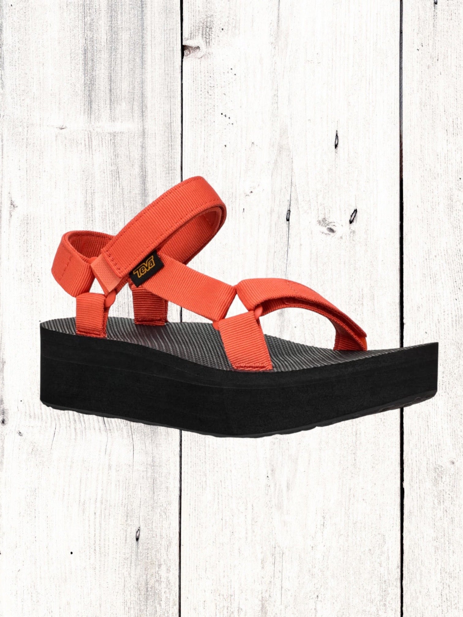 Red teva sandals online