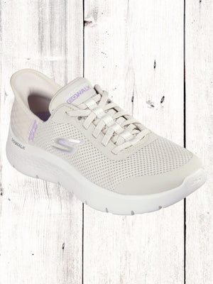 women's white fixed lace sneaker