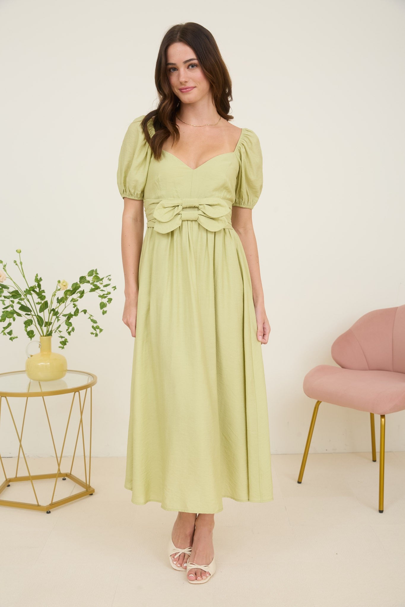 A-Line Midi Dress