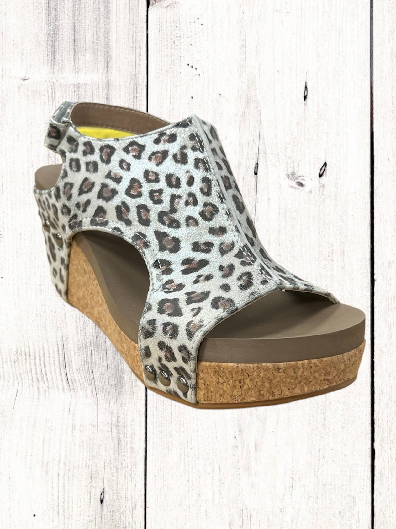 Corkys(*8) Carley Leopard Wedge