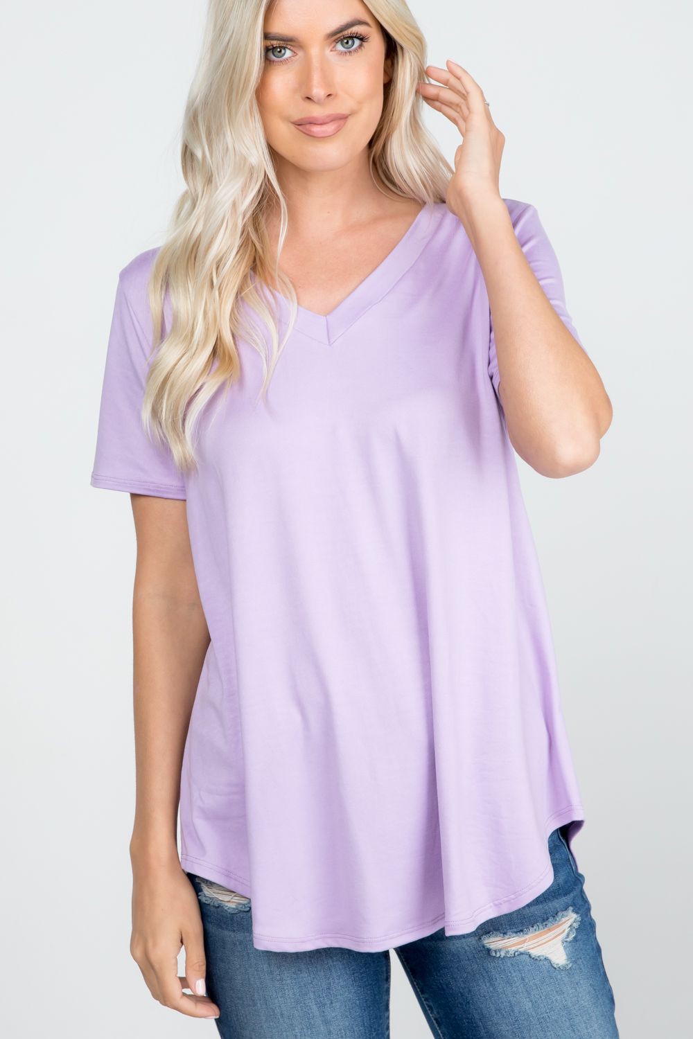 V-Neck SS Top