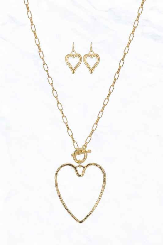 Heart Necklace Set