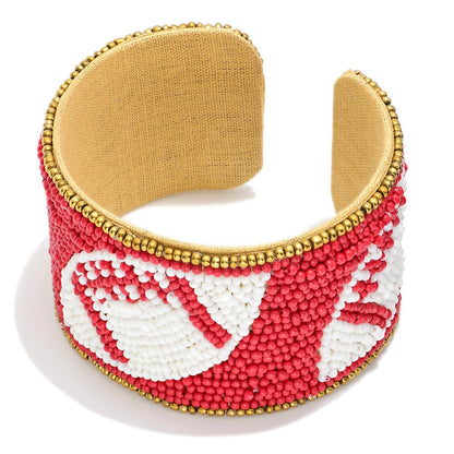 Football Cuff Bracelet