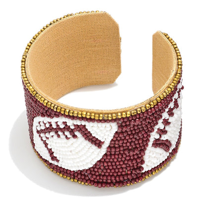 Football Cuff Bracelet