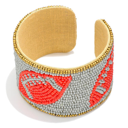 Football Cuff Bracelet