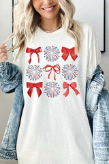 Colorbear Fireworks & Bows Tee