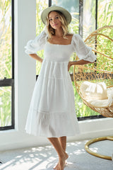 Swiss Dot Fabric Dress