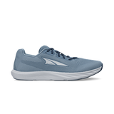 Blue running shoe on a white background