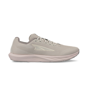 Light gray running shoe on a white background