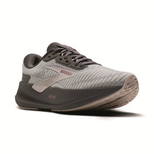 Women's grey and dusty pink rocker style running shoe