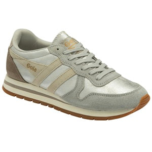 Silver retro women's sneaker