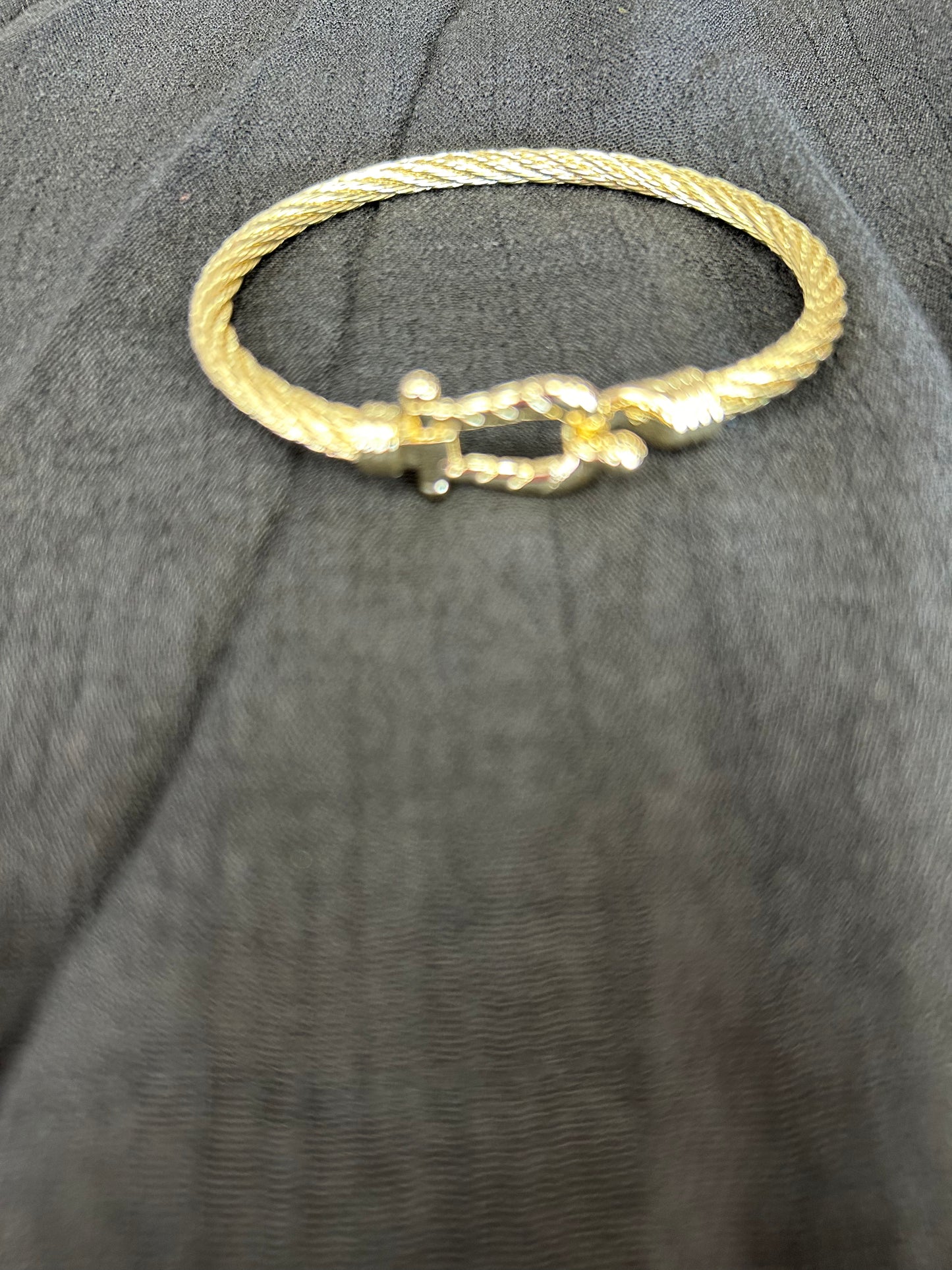 Horseshoe Gold Dipped Bracelet