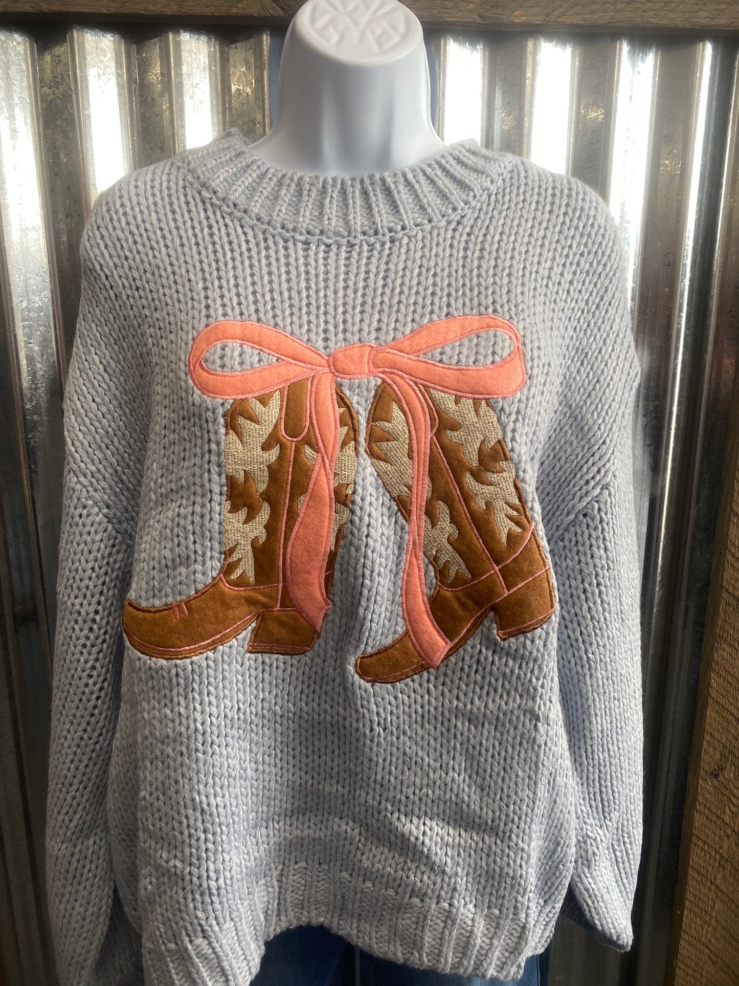 Cowboy Boots Sweater