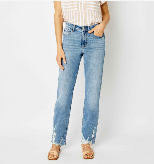 Judy Blue High Waist Straight Leg Jean