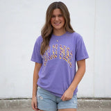 Lulu Mac Tiger Stripe Comfort Color Tee