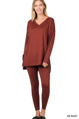 Zenana Microfiber Loungewear Set