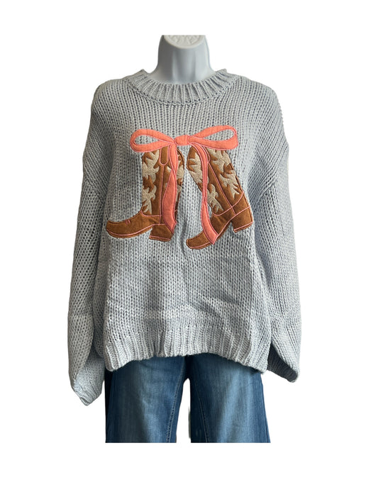 Cowboy Boots Sweater