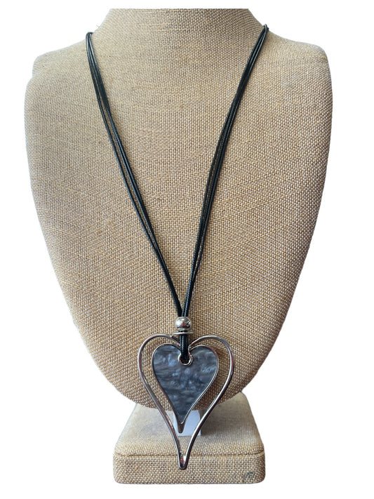 Double Heart Necklace