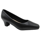 Ladies' Mid Heel Black Pump