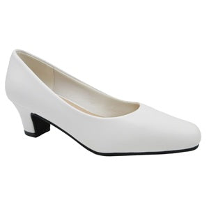 Ladies' Mid Heel Black Pump