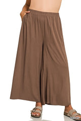 Zenana Plus Pants with Pockets