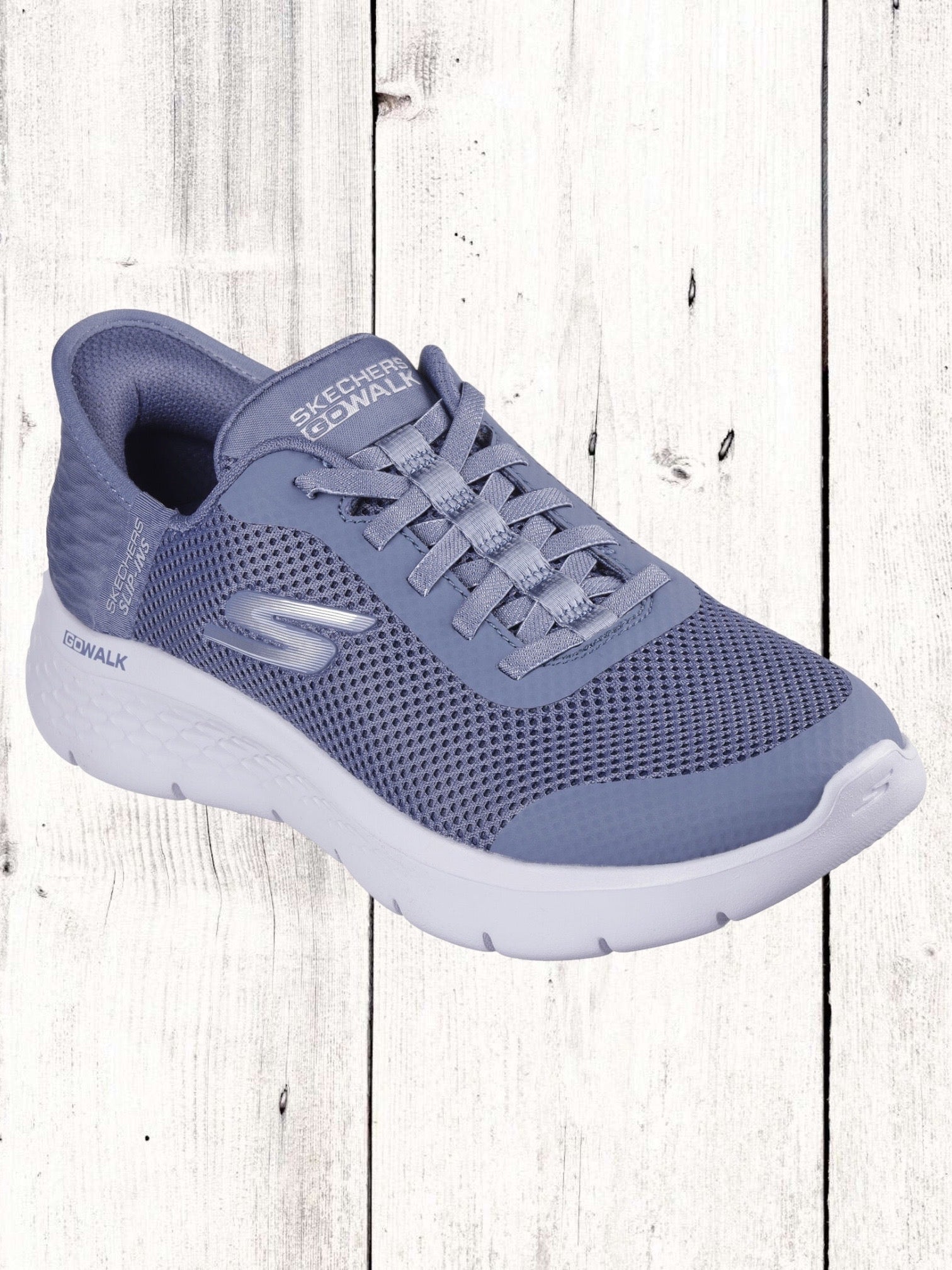 blue hands free sneaker for women