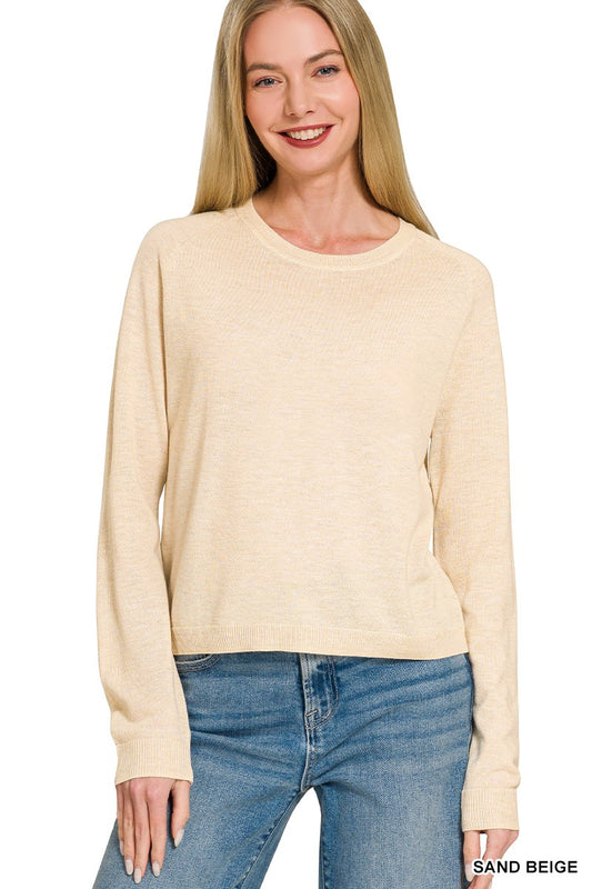Zenana Lightweight Wool Blend Sweater