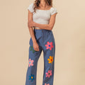 Flower Print Pants