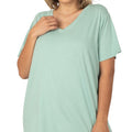 V-Neck Short Sleeve Top