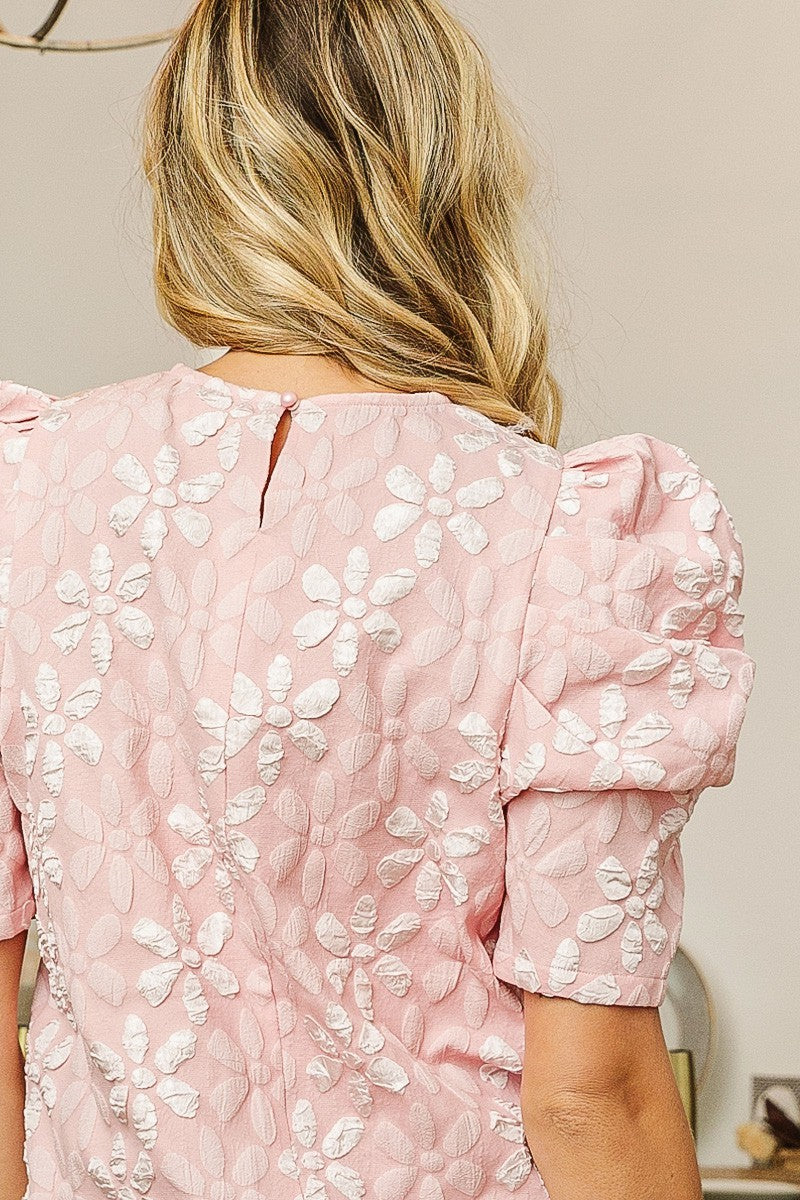 Floral Puff Sleeve Top